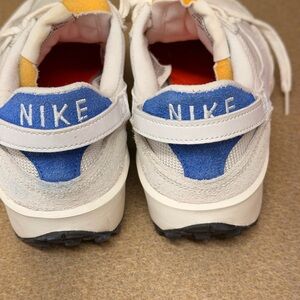 Nike Kids White and Blue Sneakers